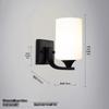 Modern Nordic LED Wall Lamp for Bedroom and Living Spaces