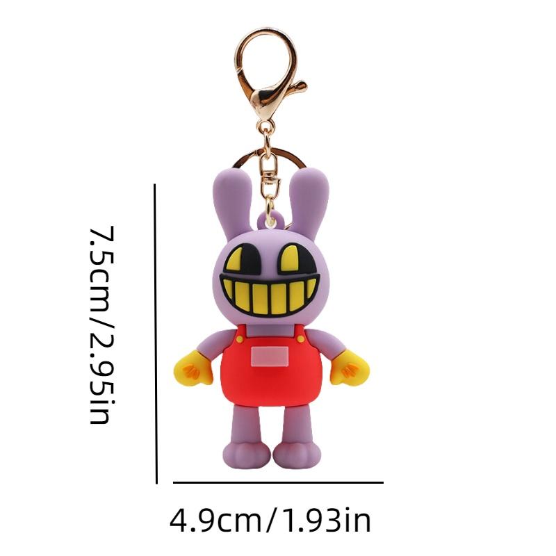 Удивительный цифровой цирк Силиконовый брелок-подвеска Идеально подходит для подарка на дни рождения, выпускные и многое другое!