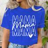 Футболки 'Мамин День Мама' Сложенные 'Мама' для Женщин Топы 'Мамина Жизнь' Футболка с Коротким Рукавом С Круглым Вырезом Подарок Маме Летние Топы Одежда