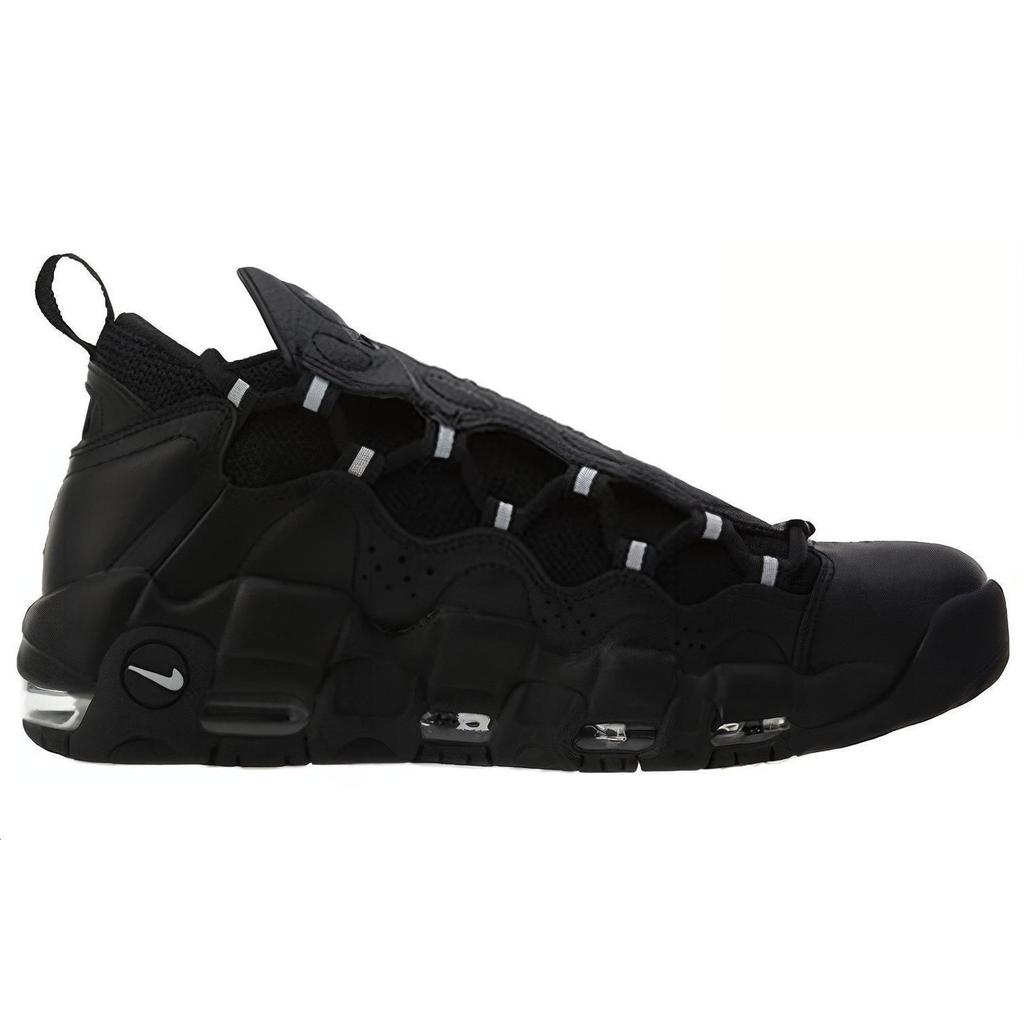 New Nike Air More Money Black Metallic Silver Men's AJ2998-002