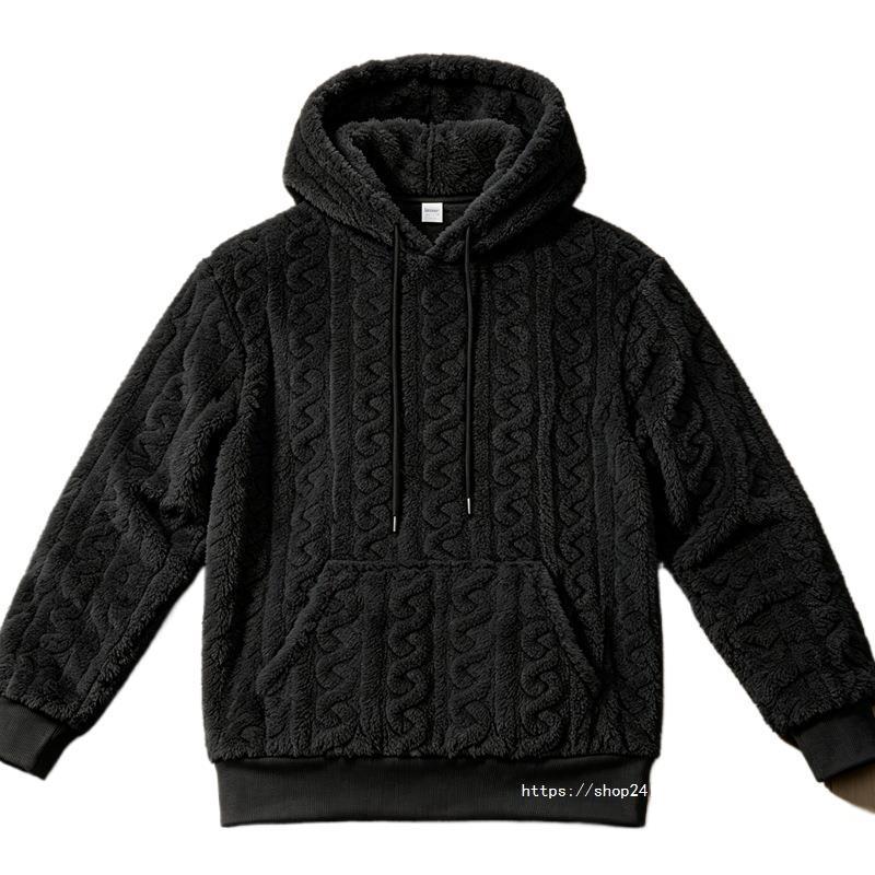 European Size Retro Hooded Jacket: Thick, Warm, and Trendy for Autumn and Winter
