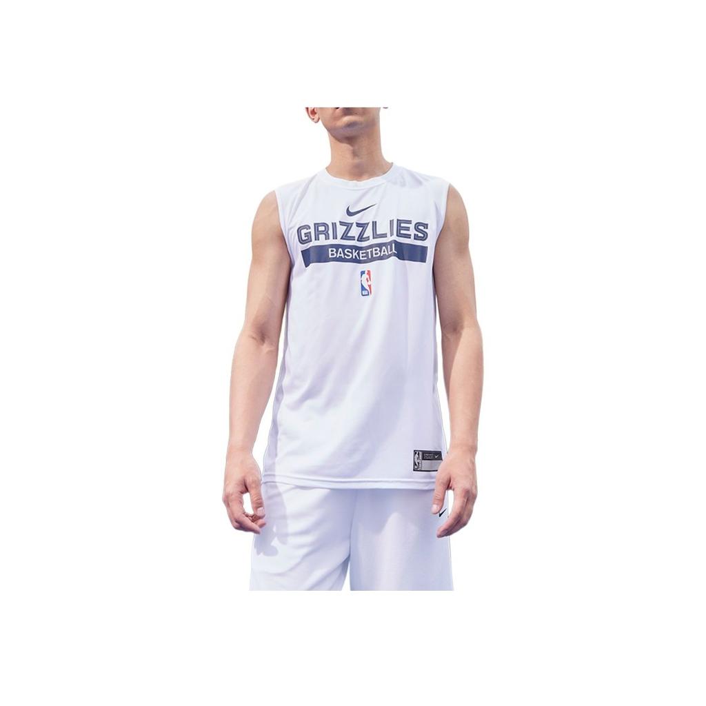 Nike Тренировочная футболка без рукавов Memphis Grizzlies Dri-Fit NBA, новая версия, мужские топы, белые FN5207-100