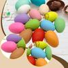 12 Pieces DIY Easter Eggs Basket Fillers Versatile Egg Hanging Ornaments for Home Crafts Door
