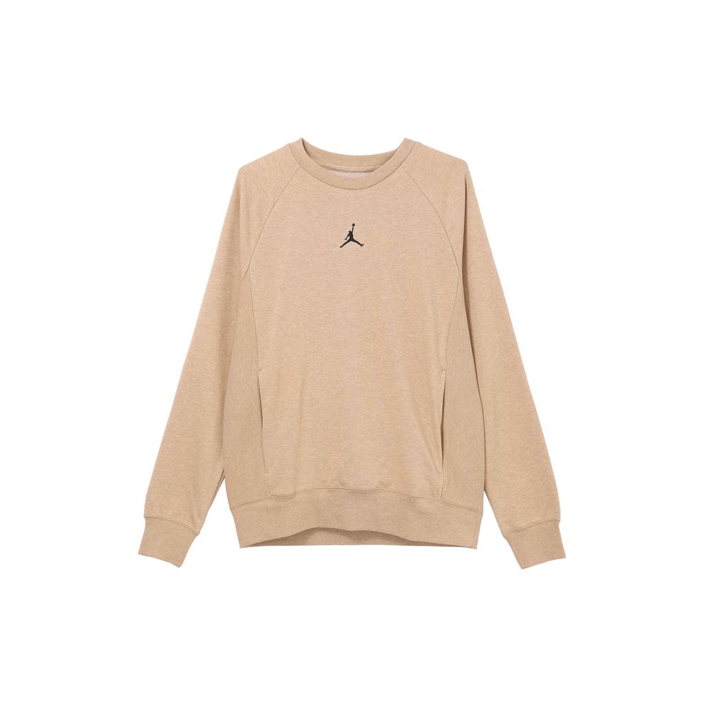 Jordan Dri-Fit Logo Crew Neck Sweatshirt Men Tops Khaki DV1287-201