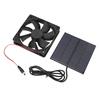Солнечный вытяжной вентилятор 9 В 12 Вт портативный с солнечной панелью для сарая курятника теплицы кухни