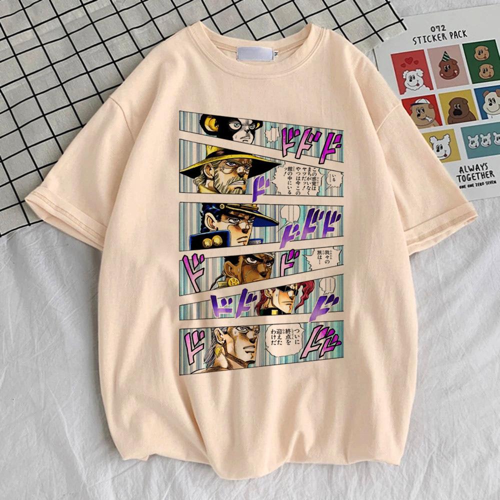 Jojo Bizarre Adventure Steel Ball Run футболка для подростка Панк хип-хоп эстетика Готический Модный топ футболки Цифровой Y2k Классический