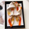 New Print Square Scarves Summer Silk Feeling Scarf For Women Fashion Neck Tie Hand Bag Foulard Wrist Kerchief Shawl Wraps Hajib