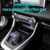 Автомобильное беспроводное зарядное устройство Qi 15 Вт, быстрая зарядная панель для Toyota Rav4 2019 - 2022, автомобильные аксессуары, беспроводная зарядка, держатель центральной консоли
