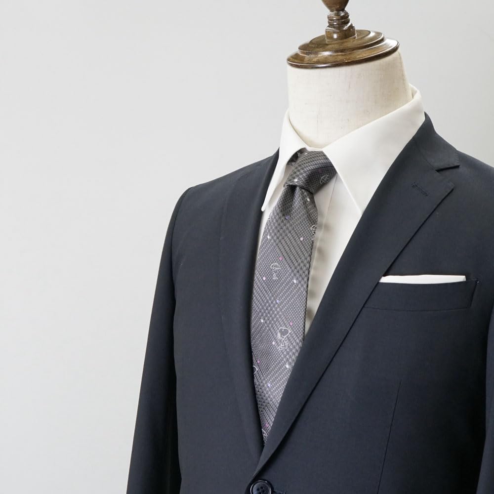 Necktie Tie Bar Set PN914458 Gray 001 SNOOPY Brand Necktie Tie Pin Present [Peanuts] &