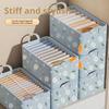 Ящик для хранения одежды Классификация с ручкой Складной шкаф для хранения большой емкости Органайзер для брюк Брюки Футболки Носки Чехол для хранения