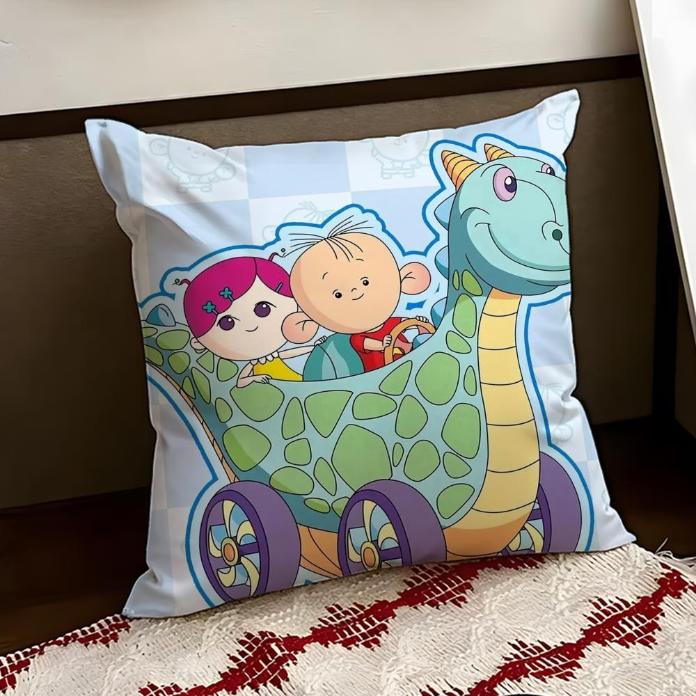 Cartoon BBig Ear Tutu Cushion Cover Reversible Soft Durable Pillow Cover Home  Car MultiScene Use for Daily Comfort