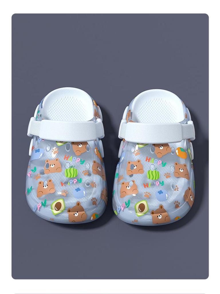 Летние детские сандалии Баотоу 2026: Дырявые туфли для мальчиков и девочек для пляжа