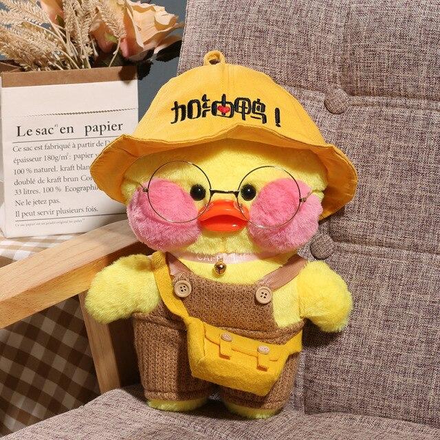Kawaii 30 см Plushie Lalafanfan желтая утка животное плюшевые мягкие игрушки для девочек детская милая кукла подарок на день рождения/Рождество