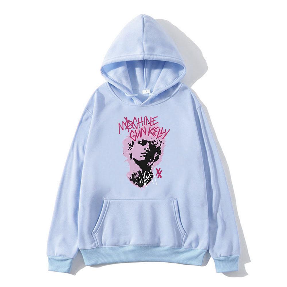 Толстовки Mgk XX EST Til I Die с принтом рэпера Machine Gun Kelly с капюшоном и длинным рукавом в стиле хип-хоп Moletom