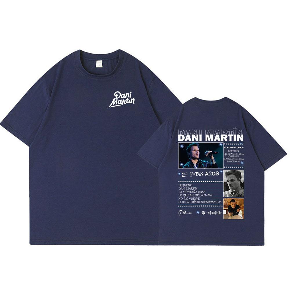 Dani Martin Album Tour Merch T Shirts Men Women Clothing Fashion Vintage Short Sleeve Tshirts Cotton Casual Loose Tshirt Tops