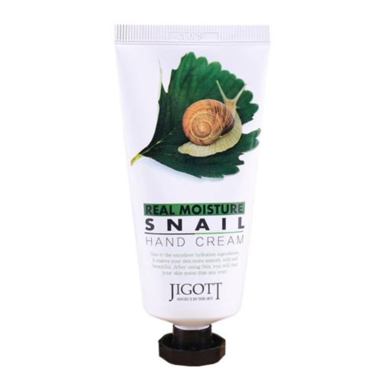 Jigott Крем для рук Real Moisture Snail – Питательный и восстанавливающий