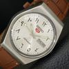 JAPAN VINTAGE SEIKO 5 AUTOMATIC 6309A MENS ARABIC SILVER DIAL WATCH A701625-5 R206c-a701625
