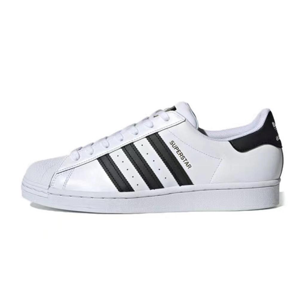 adidas Оригинальные SUPERSTAR Нескользящие Износостойкие Низкие Кеды для Скейтборда Унисекс Белый Красный EG4958(Team88-S-BOX)