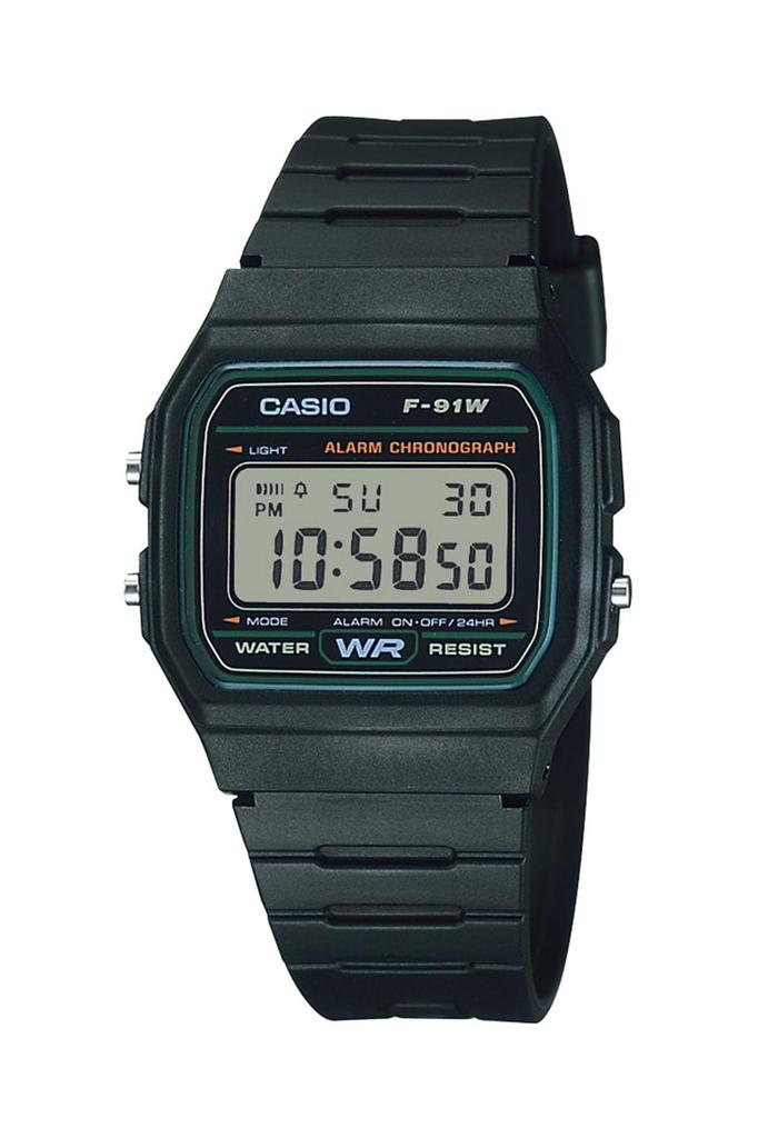 Casio Collection Men's Watch, Green, F-91W-3JH