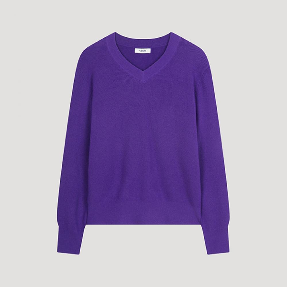 She S miss базовый трикотажный топ с V-образным вырезом SSkpoo42690 Pu