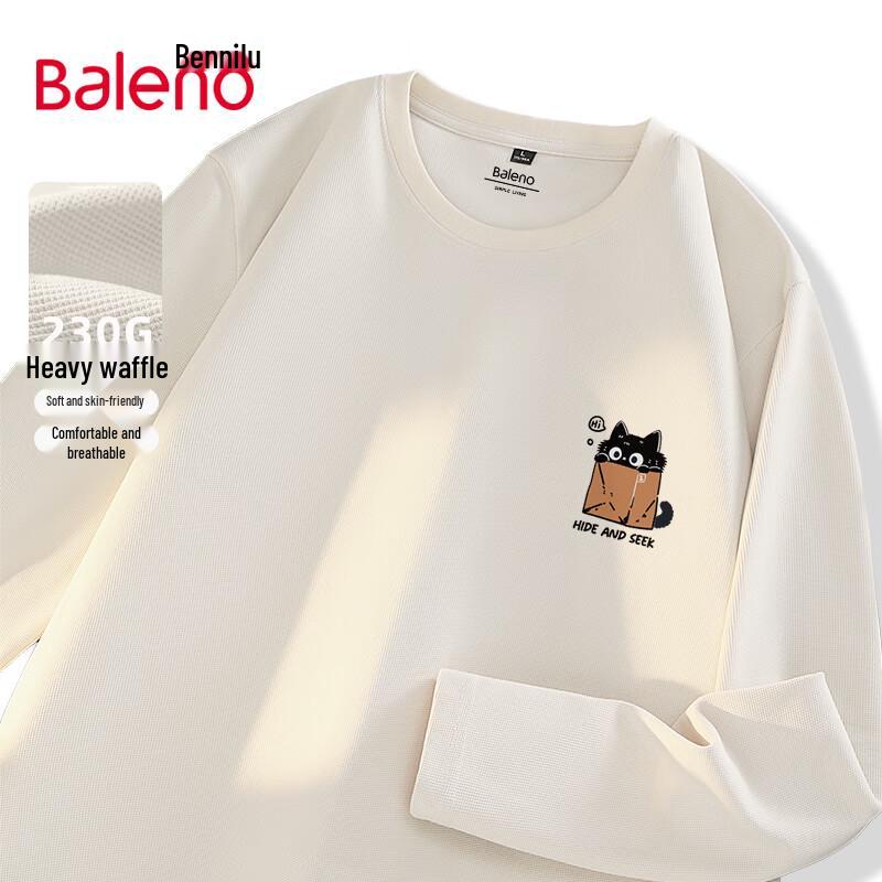 Мужской вафельный топ с длинным рукавом Baleno