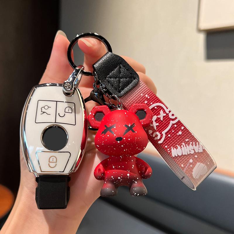 Чехол для автомобильного ключа из ТПУ для Mercedes Benz C260 ABCESG GLB GLC GLE GLS Class E200 E300 W177 W205 W213 W222 G63 X167 AMG