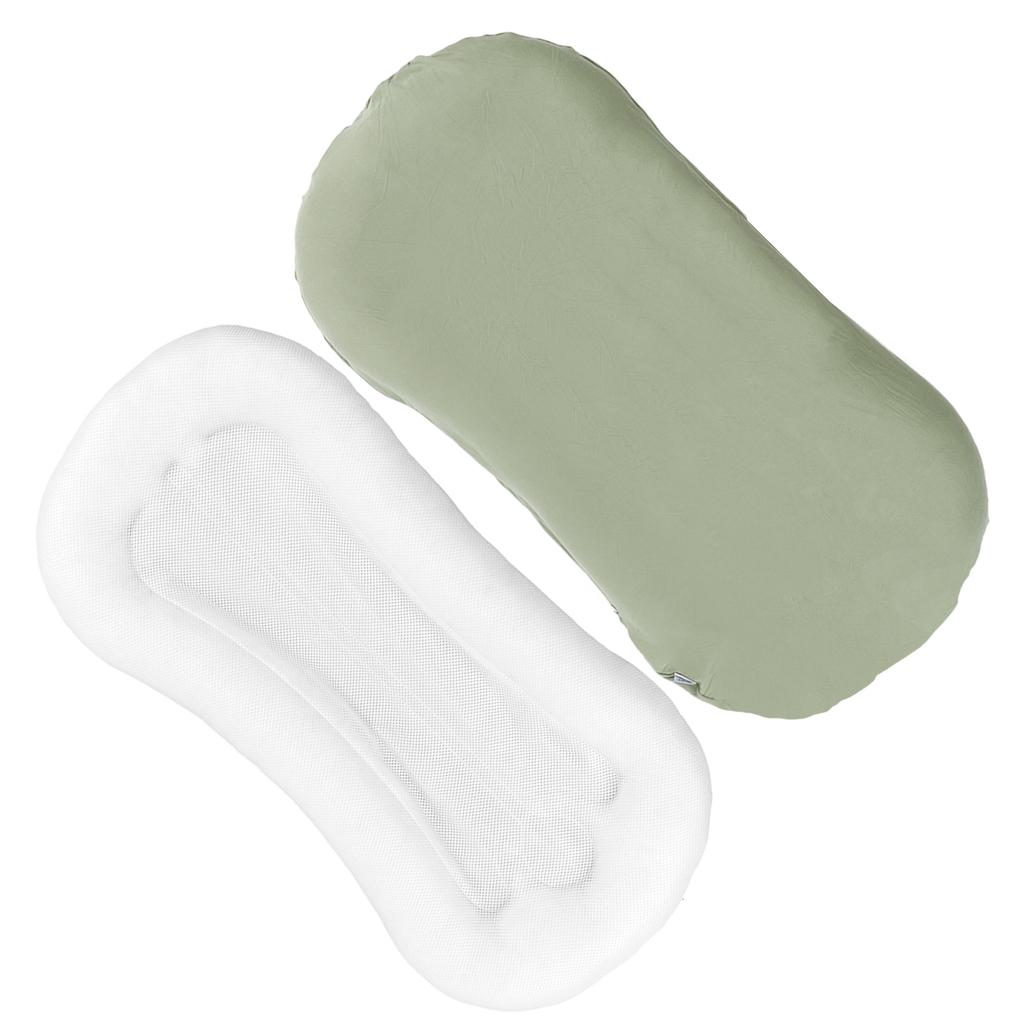 Baby Nest Pillow Ergonomic Soft Touch Skin Friendly Easy Clean Baby Lounger Pillow for Boys Girls