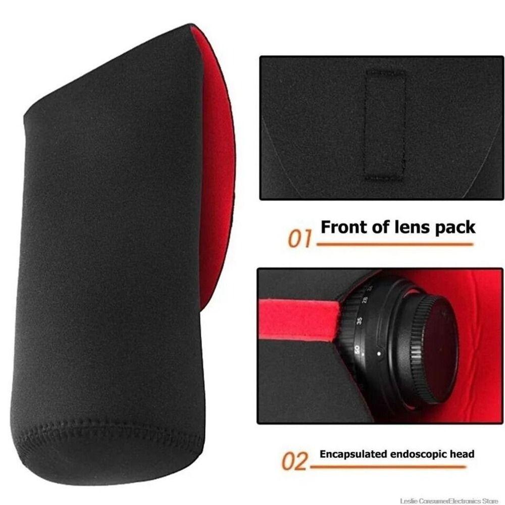 Soft Neoprene Camera Case 5 Size Photography Protective Bag New Camera Lens Cover  Camera Lens