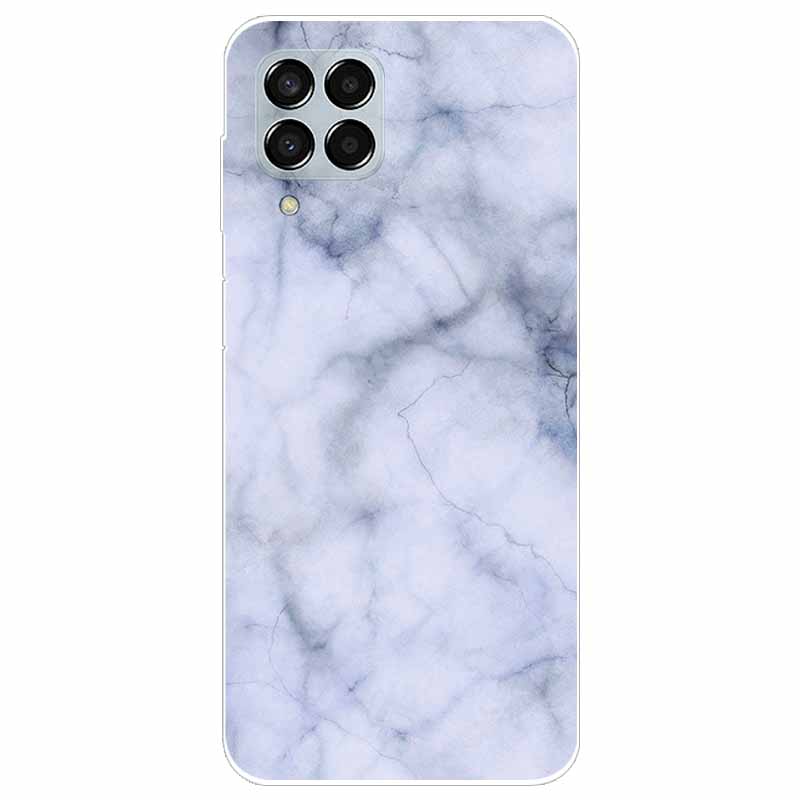 Case for Samsung M33 Cover Marble Soft TPU Silicone Phone Covers for Samsung Galaxy M53 5G Case Clear Bumper M 33 53 Protective