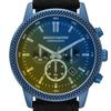 Skechers Мужские часы Clarkdale Quartz Metal Silicone Chronograph, черные, переливающиеся, хронограф.