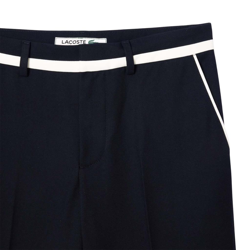Lacoste Mens Badge Straight Suit Trousers