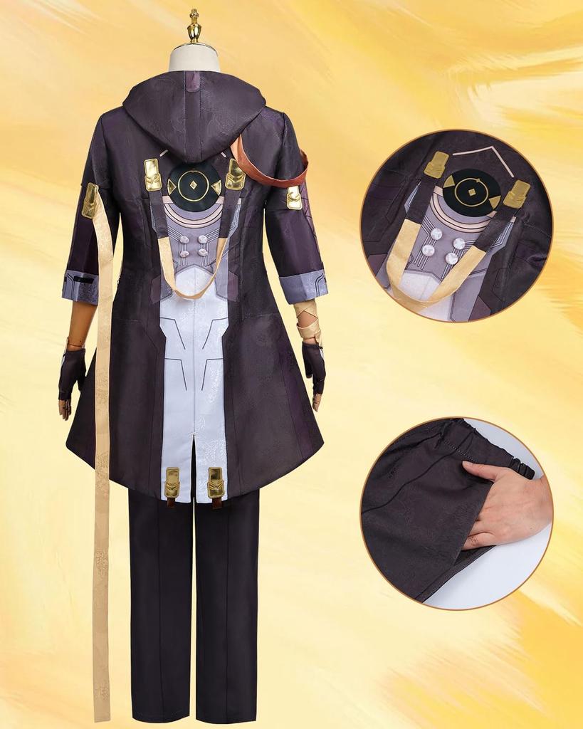 Pioneer Косплей с париком Мужской главный герой Mu Collapse Star Rail Косплей Костюм Полный комплект Костюм Взрослый Костюм Культурный фестиваль Caelus Косплей