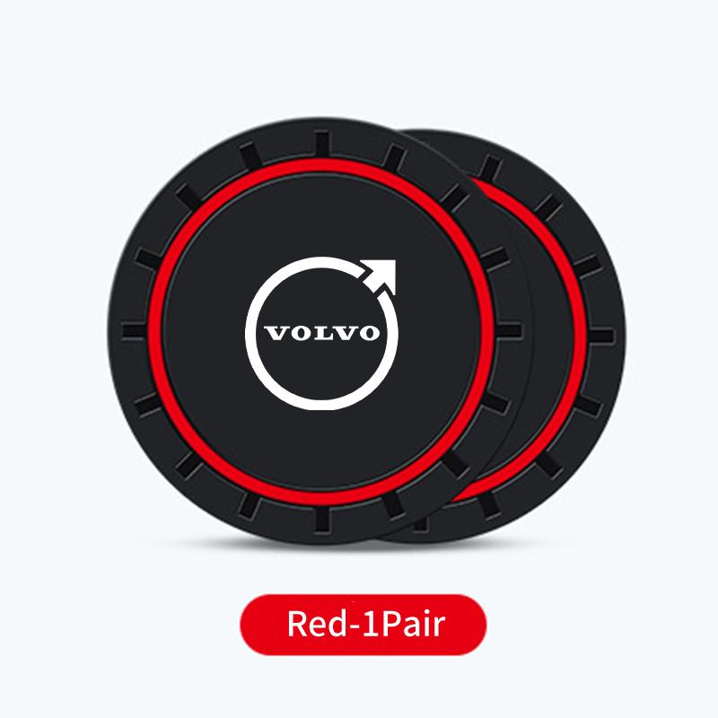 xvrsc3 2PCS Available in Multiple Colors Silicone material Water Coaster For Volvo C30 T6 XC90 XC60 S60 C70 XC40 S80 S40 AWD V90 S90
