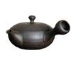 Kitusako Tokoname Ware Sawada's Modern Kyusu (Kitsu Sako Teapot) [Handmade by a Ceramic Artist] 170ml Artist Kyusu, Ceramic Tea Strainer, Black