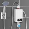 Electric Instant Hot Water Heater Shower Electric Tankless Shower Hot Water Faucet Kitchen Bathroom Instantaneous Water Heater Tap