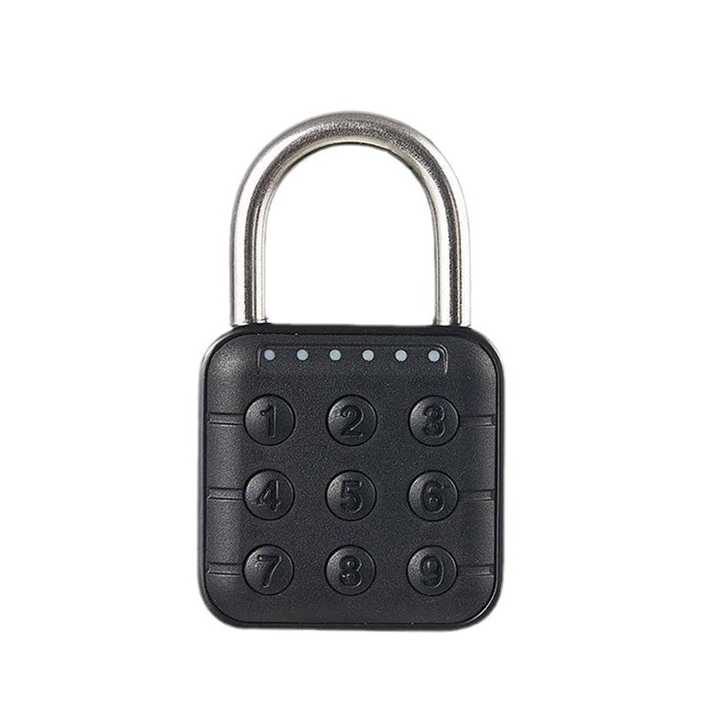 6 Digit Waterproof Code Padlock Combination Lock Keyless Unlock AntiTheft Padlock for School Locker Gym Locker