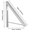 Retractable Clothes Rack, Folding Wall Mounted Folding Clothes Hanger, Best Used for Shirts Pants Towels, Aluminum, Easy Installation,Silver,1 Pack
