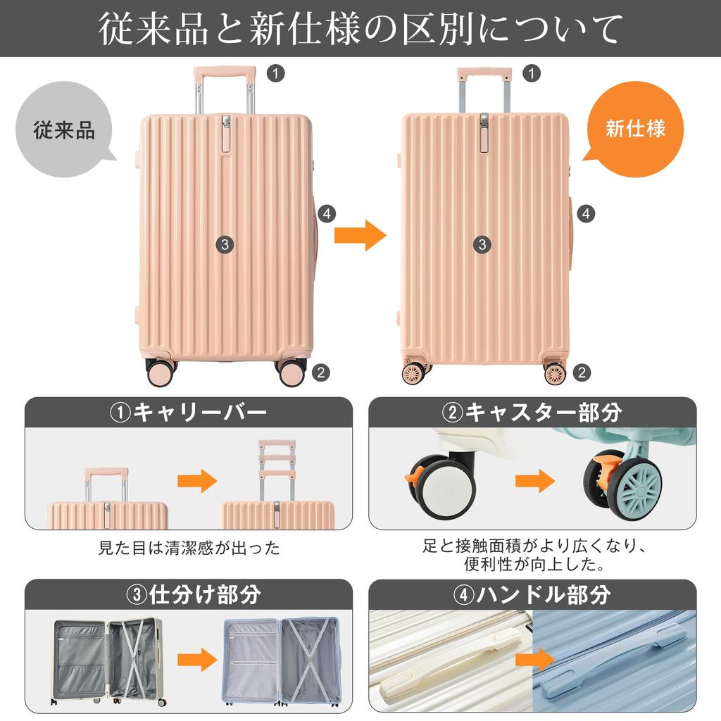 Переноска 2 ночи и 3 S скрытый крючок 360 градусов бесшумный двойной с оснащен TSA командировка [BTM] Чемодан, кейс, сумка, маленький, легкий,