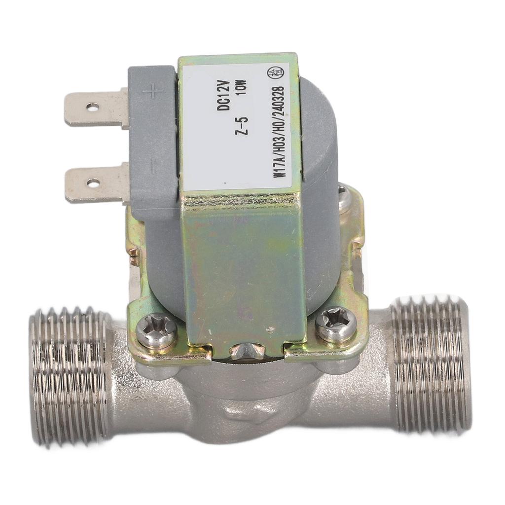 Электромагнитный клапан DC12V, резьба G1/2 дюйма, высокотемпературный клапан для слива воды для диспенсера