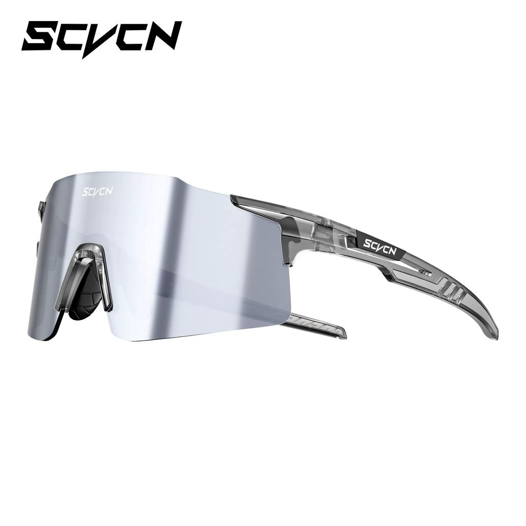 Scvcn Saiwen Cycling Glasses for Women, Day and Night Color-Changing Outdoor Anti-Fog Goggles, Professional Sports Windproof Goggles for Men