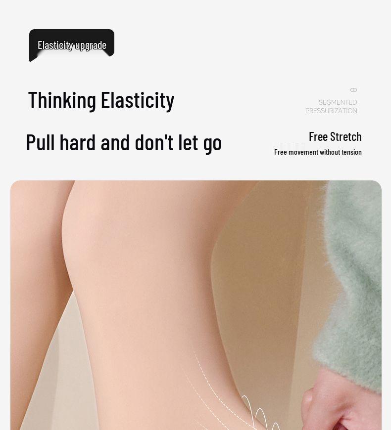 Суперплотные флисовые колготки-леггинсы с петлей на пятке телесного цвета - Женские базовые колготки для осени/зимы (400г)