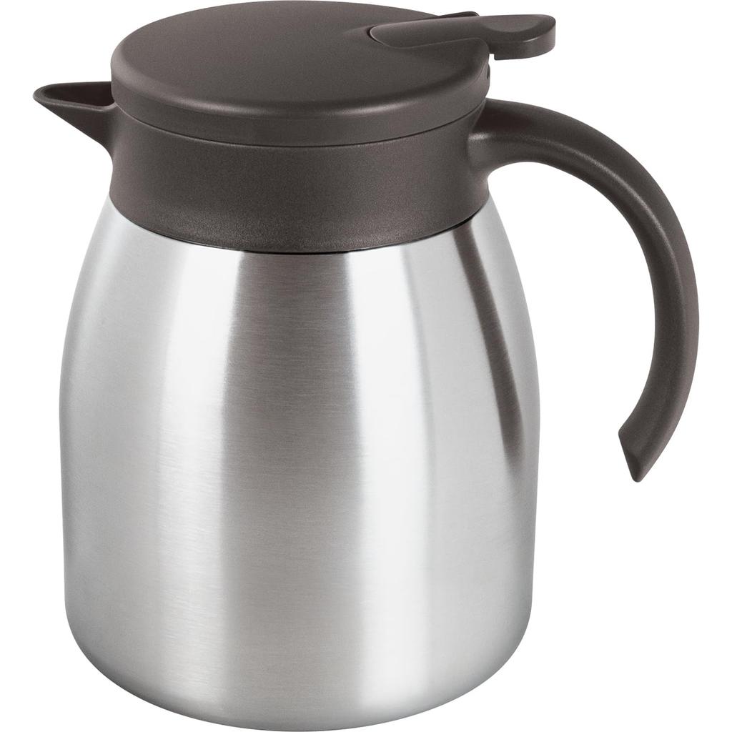 Wahei freiz Сохранение тепла Нержавеющая сталь Вакуумная изоляция Настольный термос 1 л Сатиновый Настольный термос Широкое горлышко Fortec Сохранение/Холод RH-1739