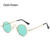 Punk Circle Shades Colorful Eyewear Small Round Sunglasses  for Party/Beach/Travel/Streetwear