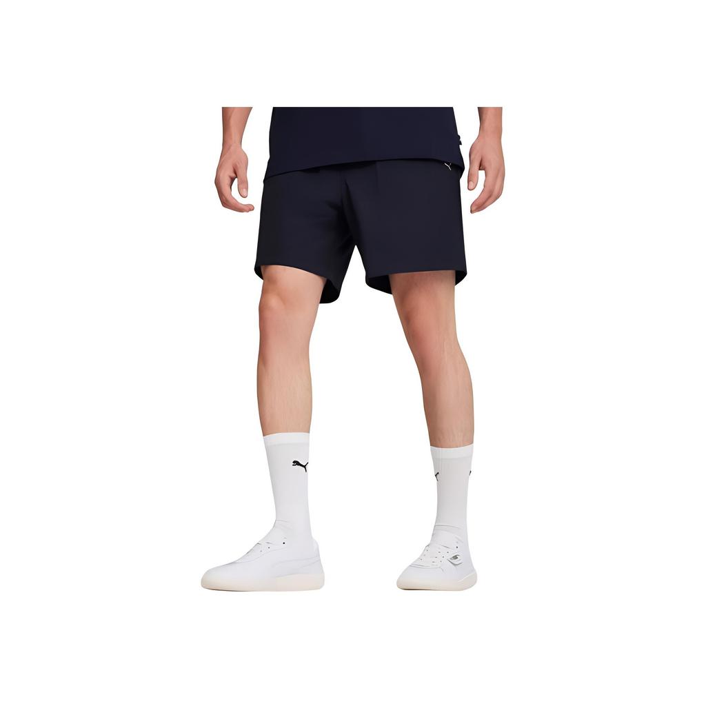 Puma Mmq шорты удобные однотонные повседневные шорты унисекс шорты темно-синие 624008-16