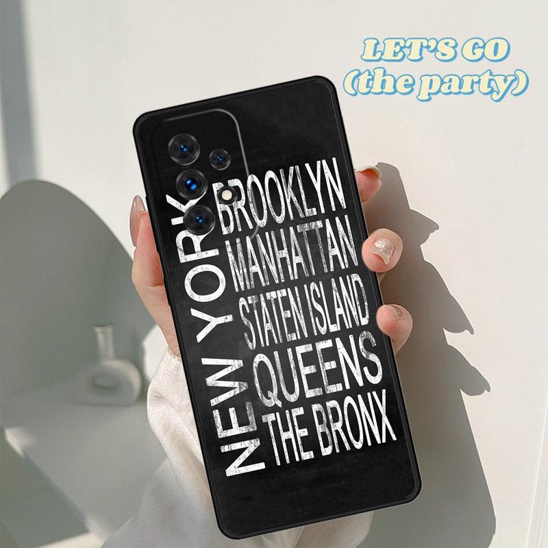 Чехол для телефона New York City Для Samsung Galaxy A42 A31 A40 A51 A71 A32 A80 A91 A52 A72 A73 A20e A21S A50 A70 A11 A12 Чехол