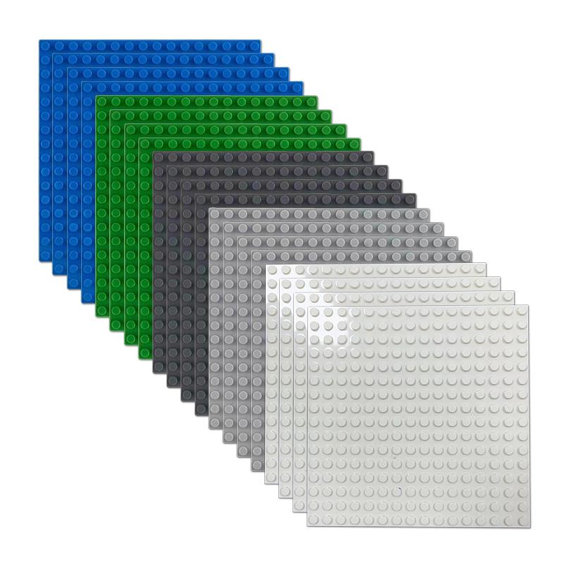 20 шт. Пластина-основа 16x16, Совместимая с Основными Брендами, Игровые Аксессуары для Детского Творчества