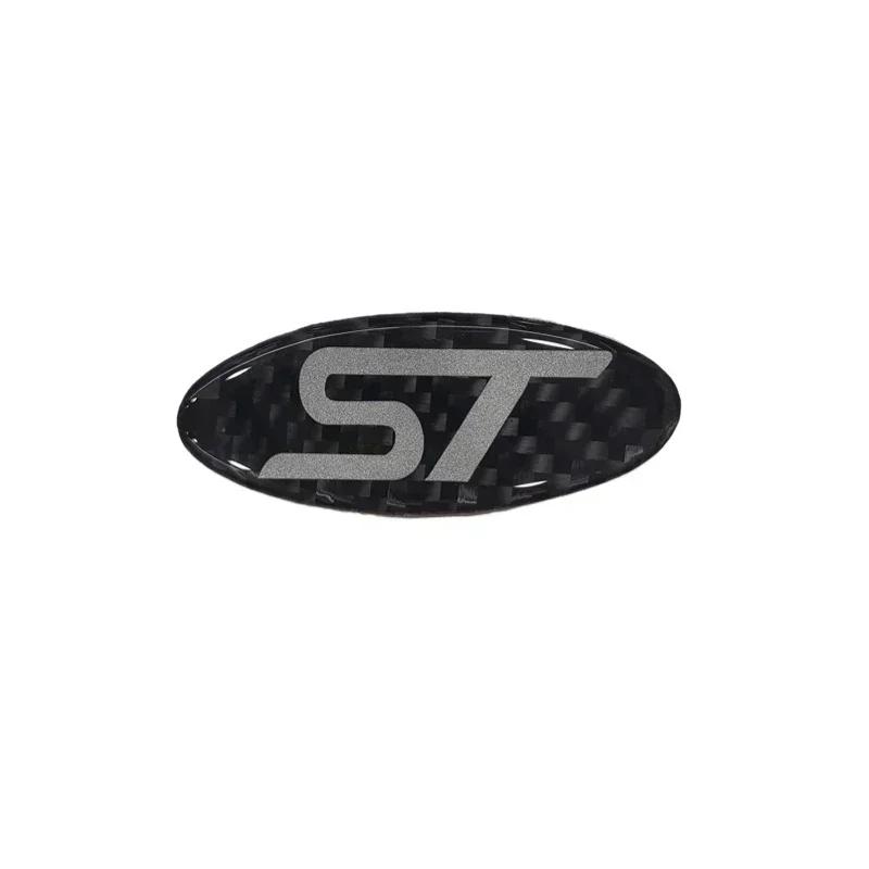 Car Sticker Carbon Fiber Car Steering Wheel Stickers for Ford Mondeo Mk3 Escape Ecosport Edge Focus Ranger Fiesta Kuga Roush Emb