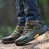 Fashion New Large Size Men's High Quality Outdoor Boots Hiking Comfortable Men's Boots Thick Soles Anti-slip Wear-resistant Hiking Boots