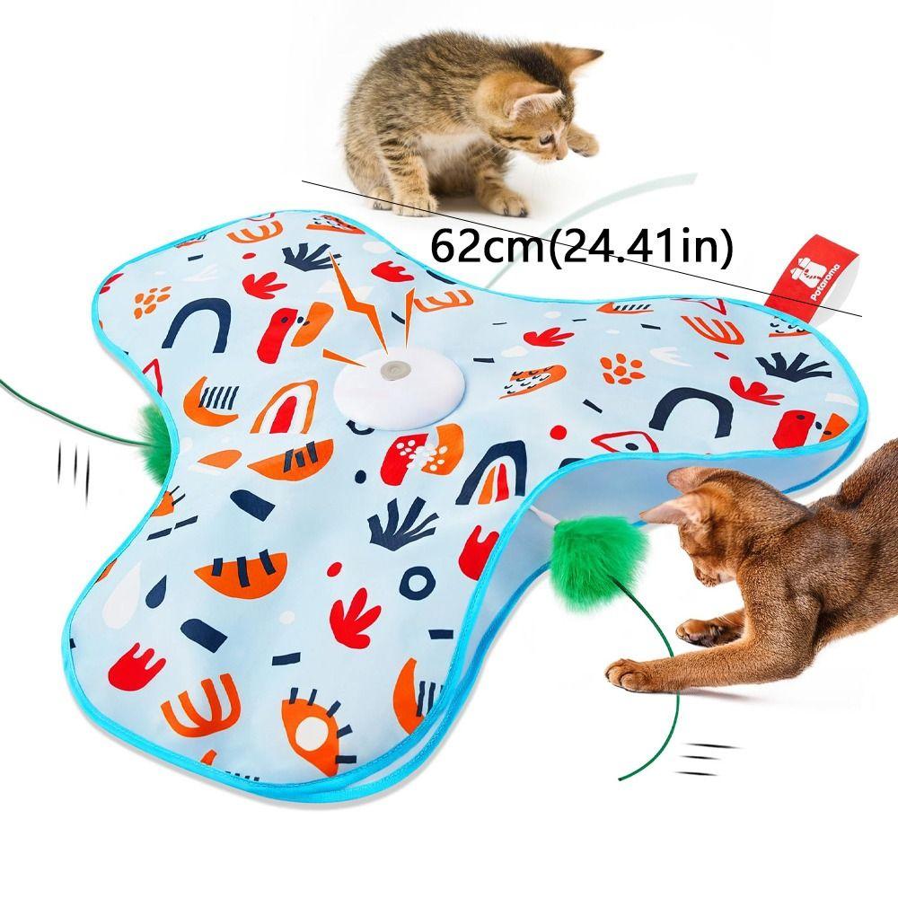 Electric Hide and Seek Cat Toy Motion Activated Interactive Cat Toys  Relieving Boredom