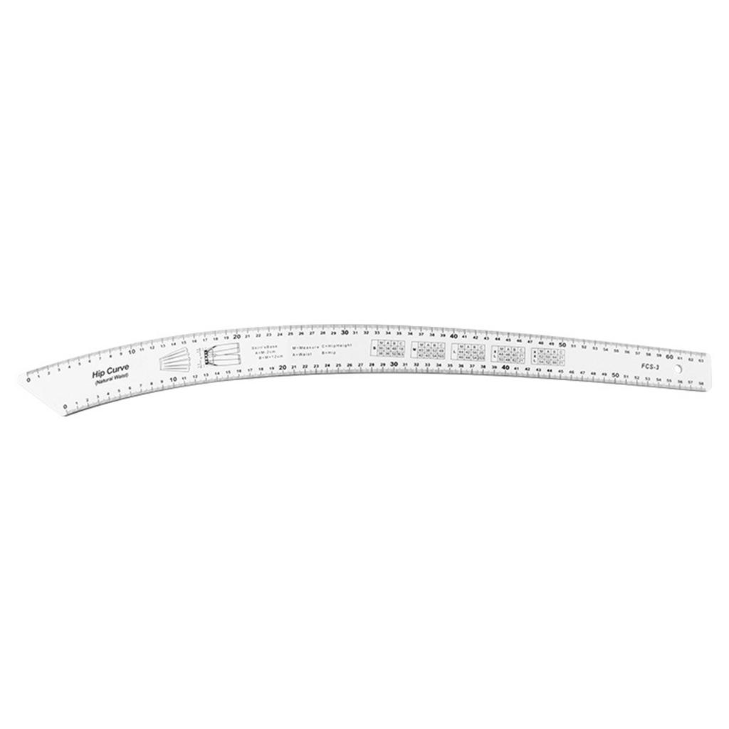 Acrylic Patchwork Ruler Curve Template Tailoring Dressmarking Decor for Child Student Stationery Drawing Tool